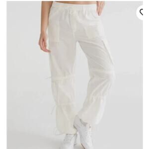 Aeropostale Parachute Cargo Pants Size L Elastic Waist Size Drawstring Beachy